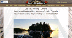 Desktop Screenshot of lostislandlodge.com